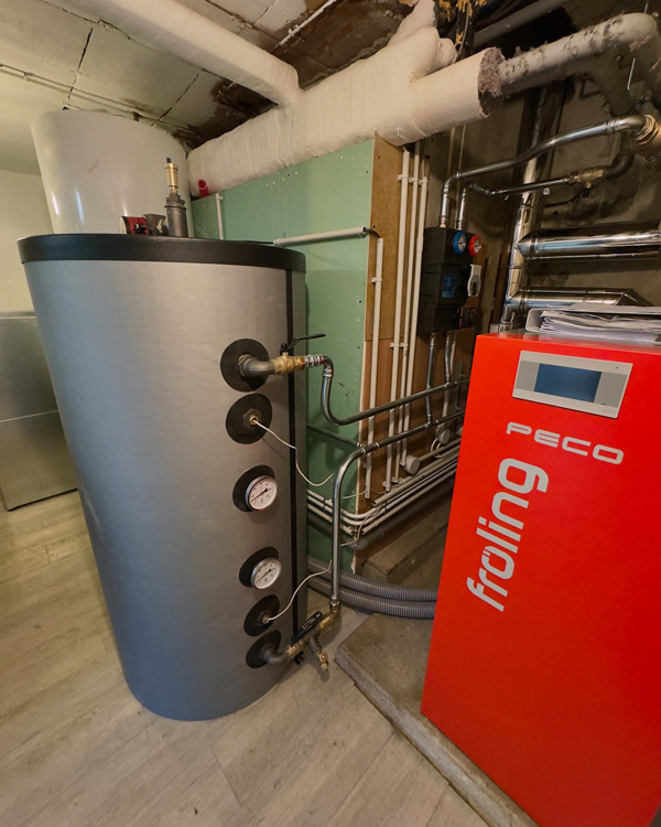 chauffage installation chaudière